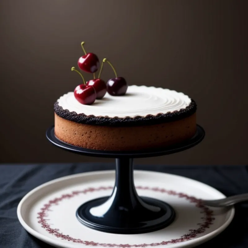 decorated gâteau forêt noire